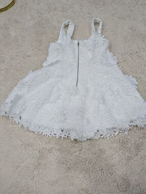 Bardot White Floral Lace Dress